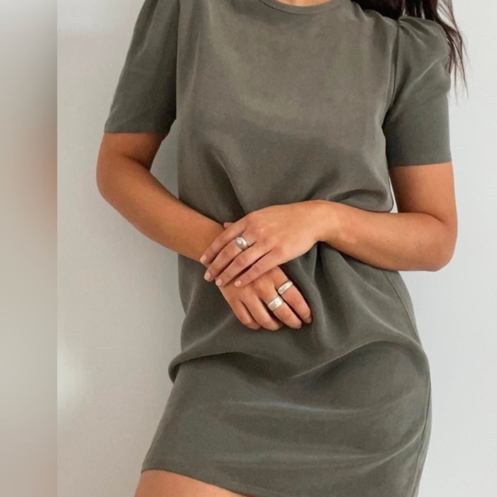 Classic Olive Mini Dress